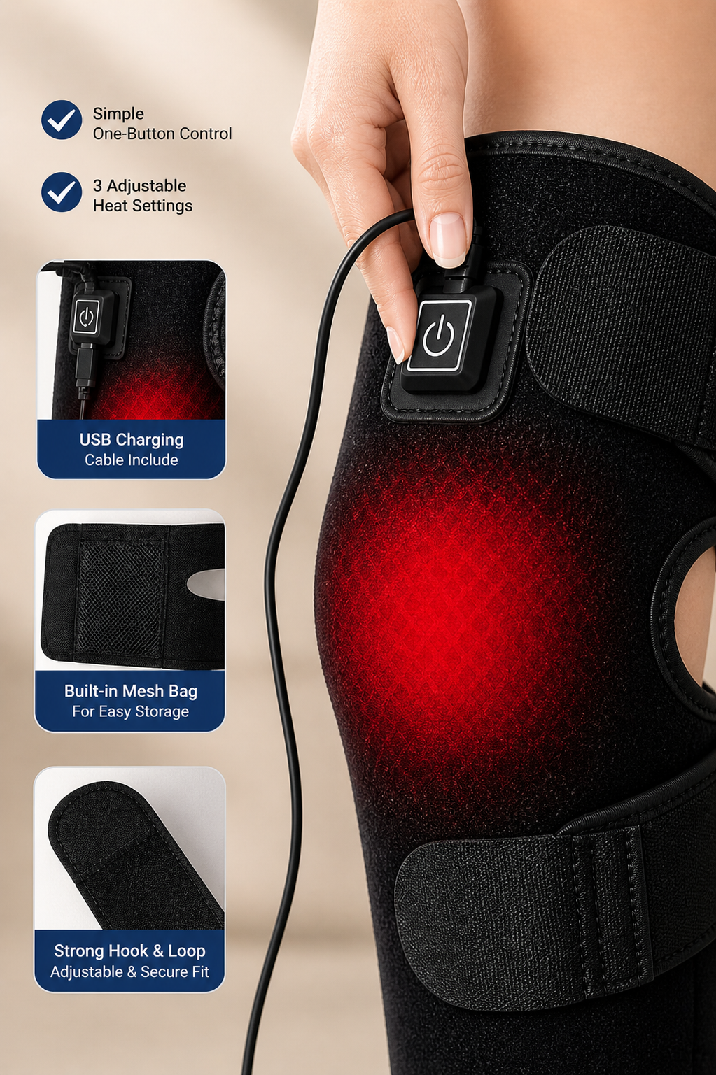 Electric Knee Heating Pad