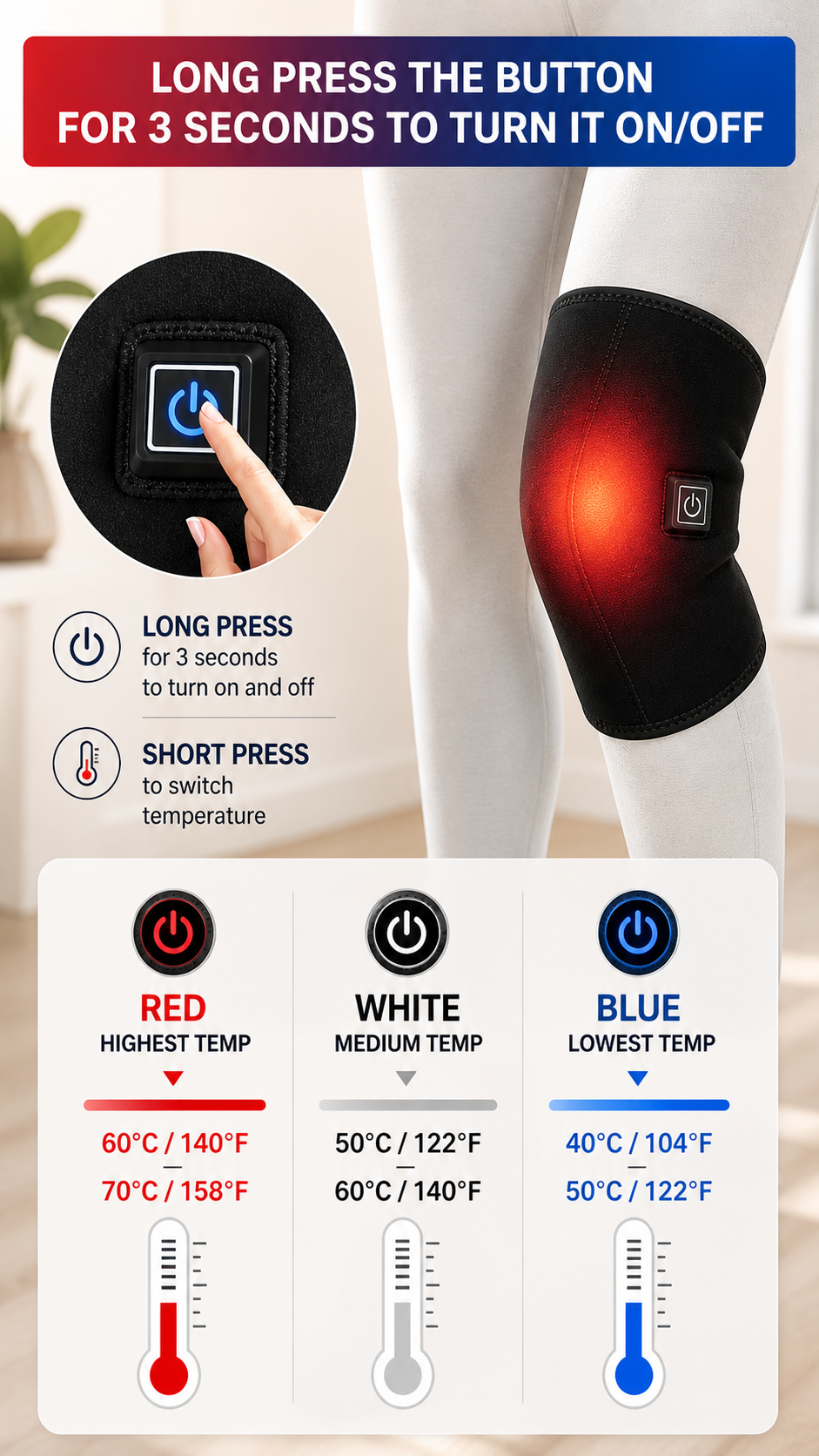 Electric Knee Heating Pad