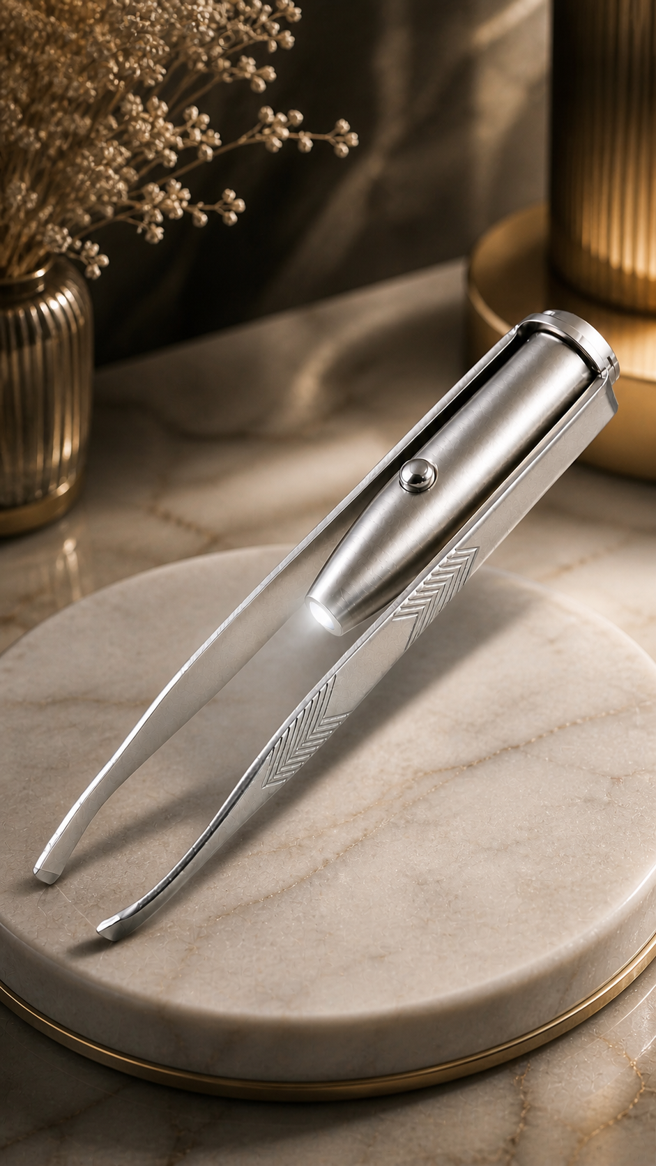 LED Light Precision Tweezer