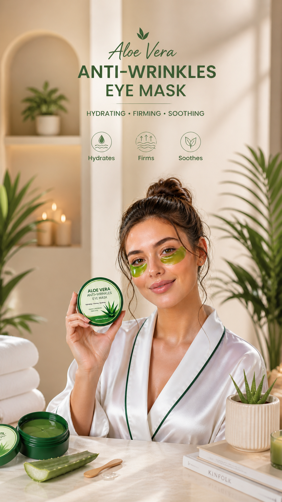 Aloe Vera Anti-Wrinkles Eye Mask