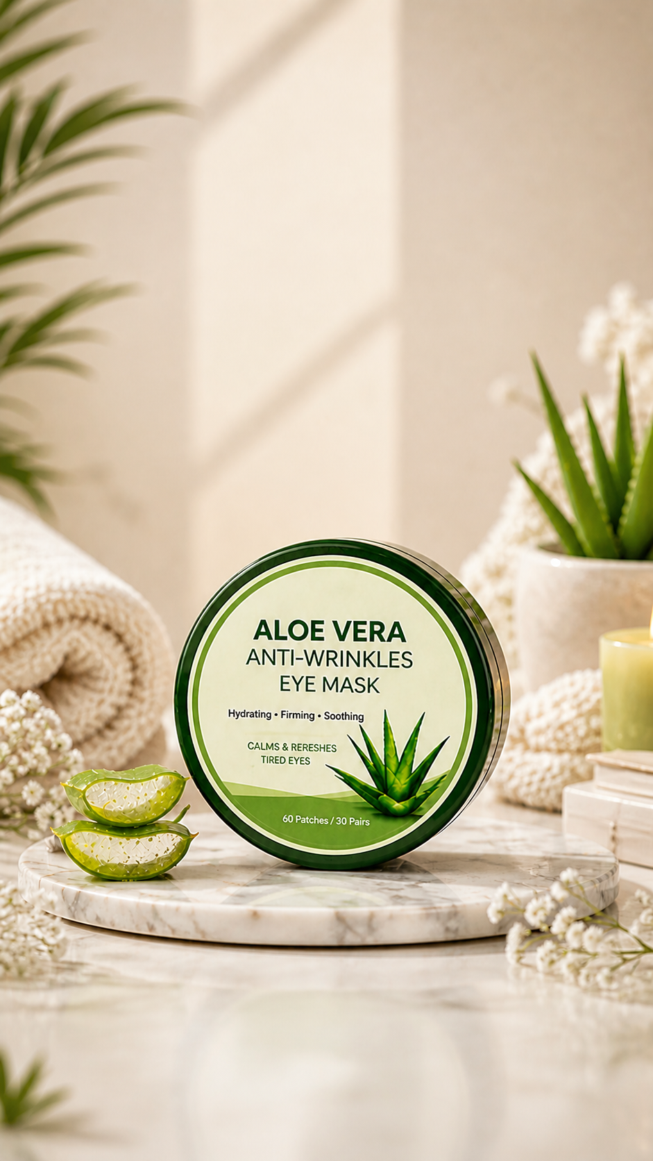 Aloe Vera Anti-Wrinkles Eye Mask