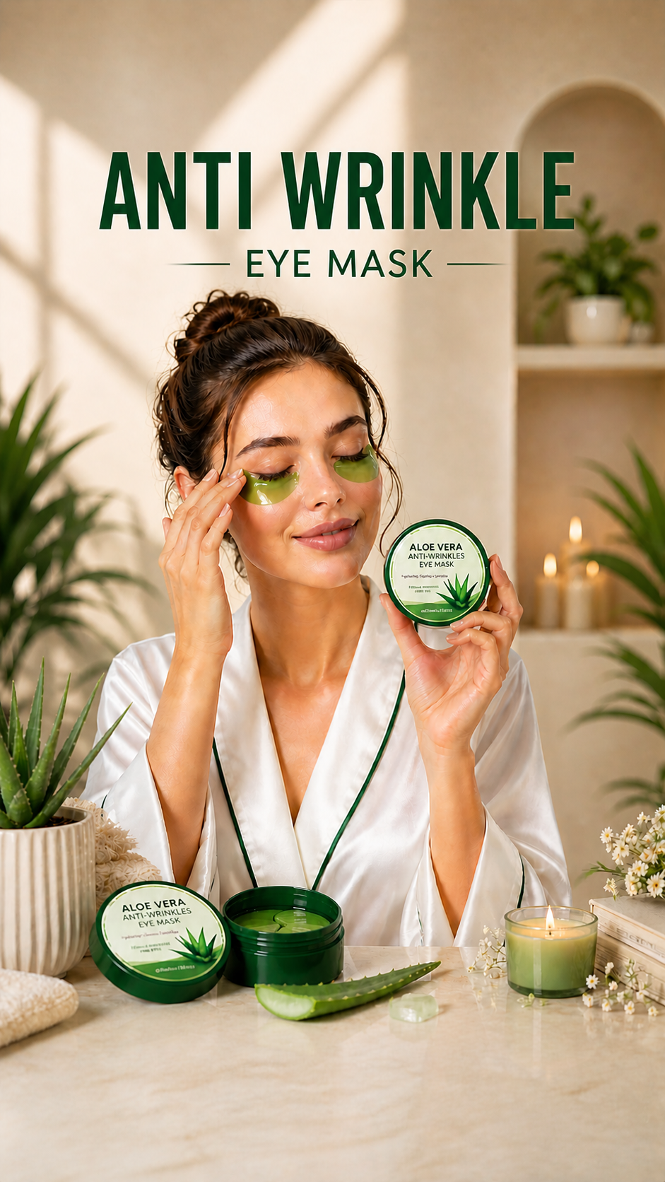 Aloe Vera Anti-Wrinkles Eye Mask