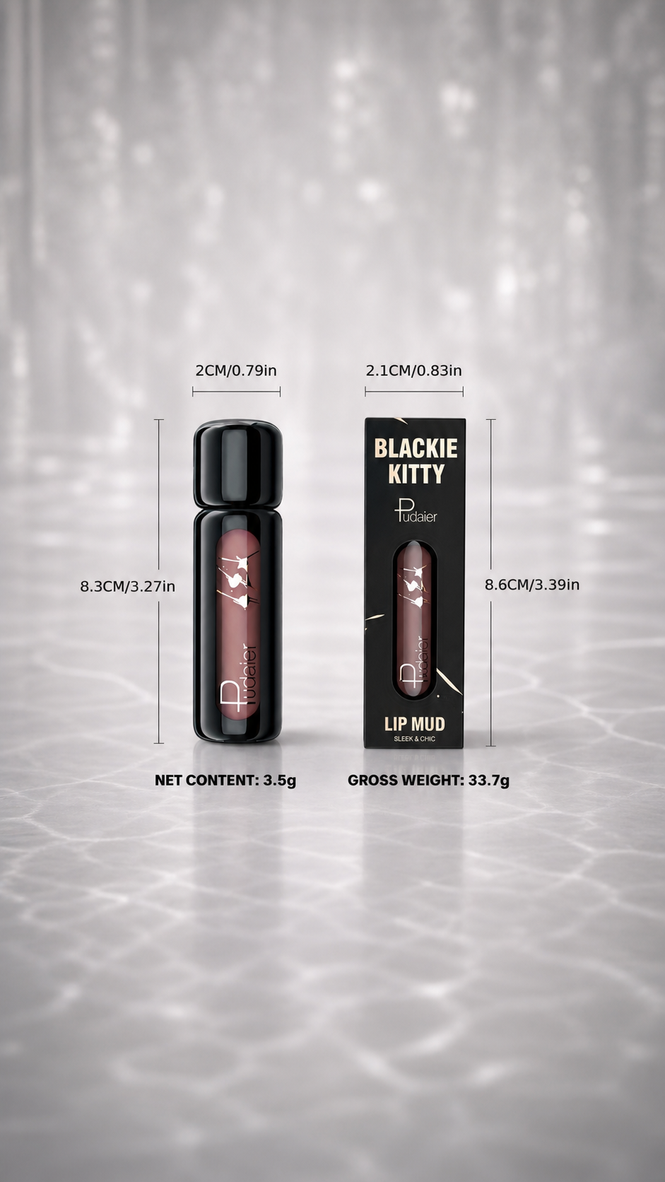 1pc Matte Velvet Lip Gloss