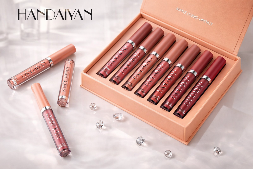 HANDAIYAN Set Of 6 Non Stick Cup Liquid Lipstick
