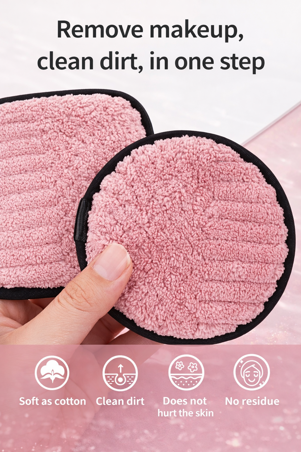 Reusable Makeup Remover Pads 10 PC Set